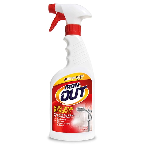 Iron Out Rust Stain Remover Spray Gel, 16 fl oz LI0616PN Zoro